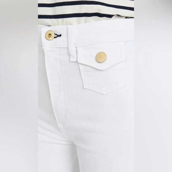 ASKK NY 70s Boot Ivory Jeans High Rise Flare - Picture 3 of 14